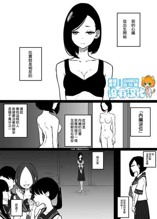 心臟位置顛倒的女孩的故事圖