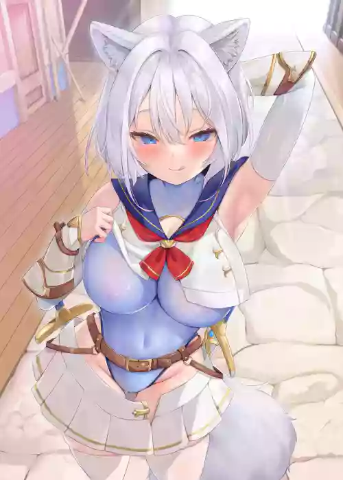 白狼剣士ハティちゃんのえっちな冒険の书 封面 - HaSM.cc
